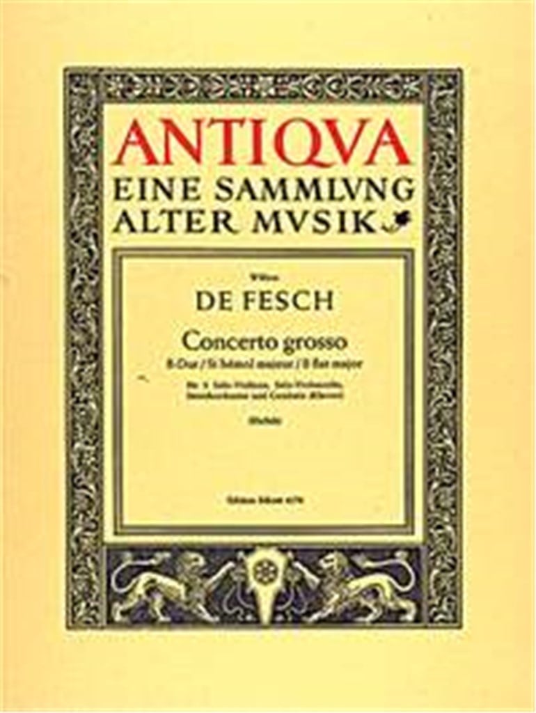 Concerto Grosso Bes 2V/Vcl/Strei